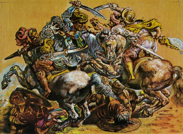 Wikioo.org – L'Enciclopedia delle Belle Arti - Pittura, Opere di Salvador Dali - copia di un rubens copia di un leonardo , 1979