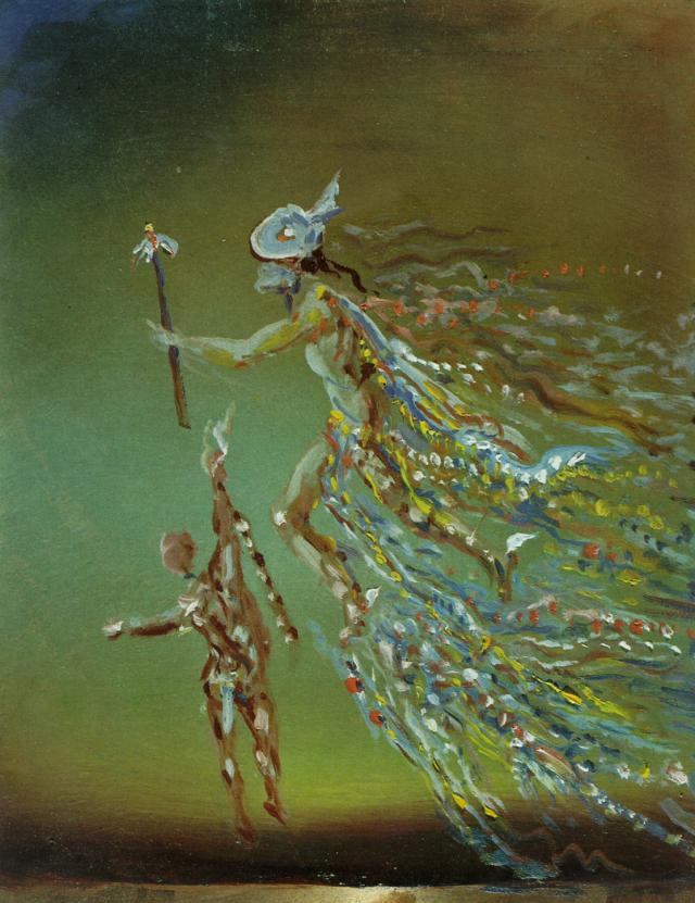 WikiOO.org - Enciklopedija dailės - Tapyba, meno kuriniai Salvador Dali - Hermes, 1981