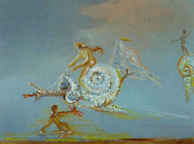 Wikioo.org - The Encyclopedia of Fine Arts - Painting, Artwork by Salvador Dali - Amphitrite, 1981