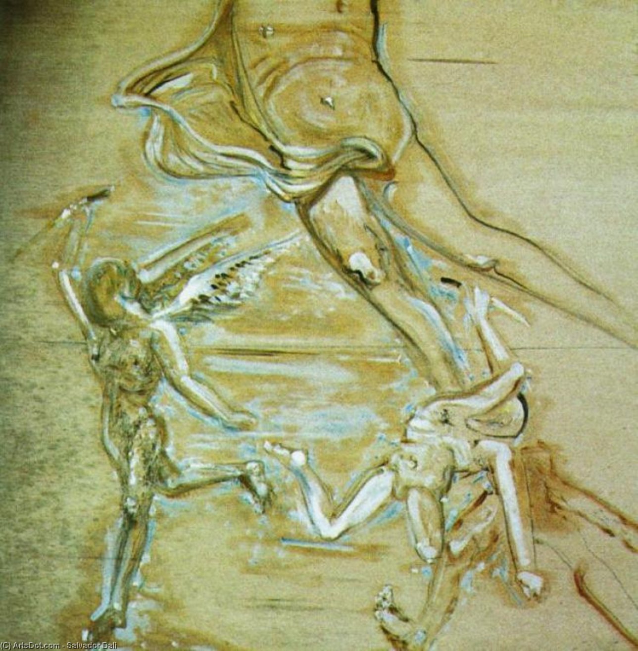 WikiOO.org - Encyclopedia of Fine Arts - Maľba, Artwork Salvador Dali - The Exterminating Angels, 1981