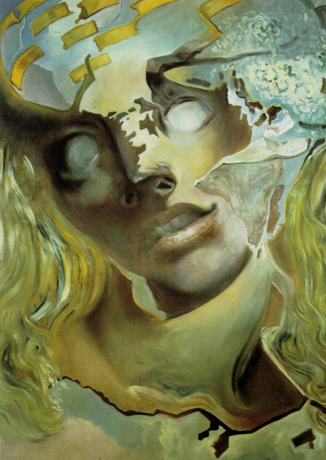 Wikoo.org - موسوعة الفنون الجميلة - اللوحة، العمل الفني Salvador Dali - Exploded Head, 1982