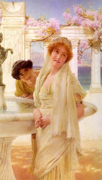 Wikioo.org - The Encyclopedia of Fine Arts - Painting, Artwork by Lawrence Alma-Tadema - A Difference of Opinion