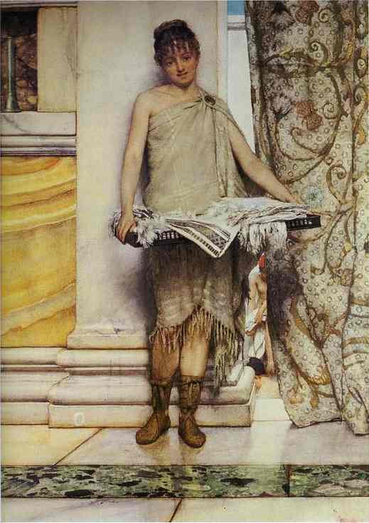 Wikioo.org – La Enciclopedia de las Bellas Artes - Pintura, Obras de arte de Lawrence Alma-Tadema - Balneatix