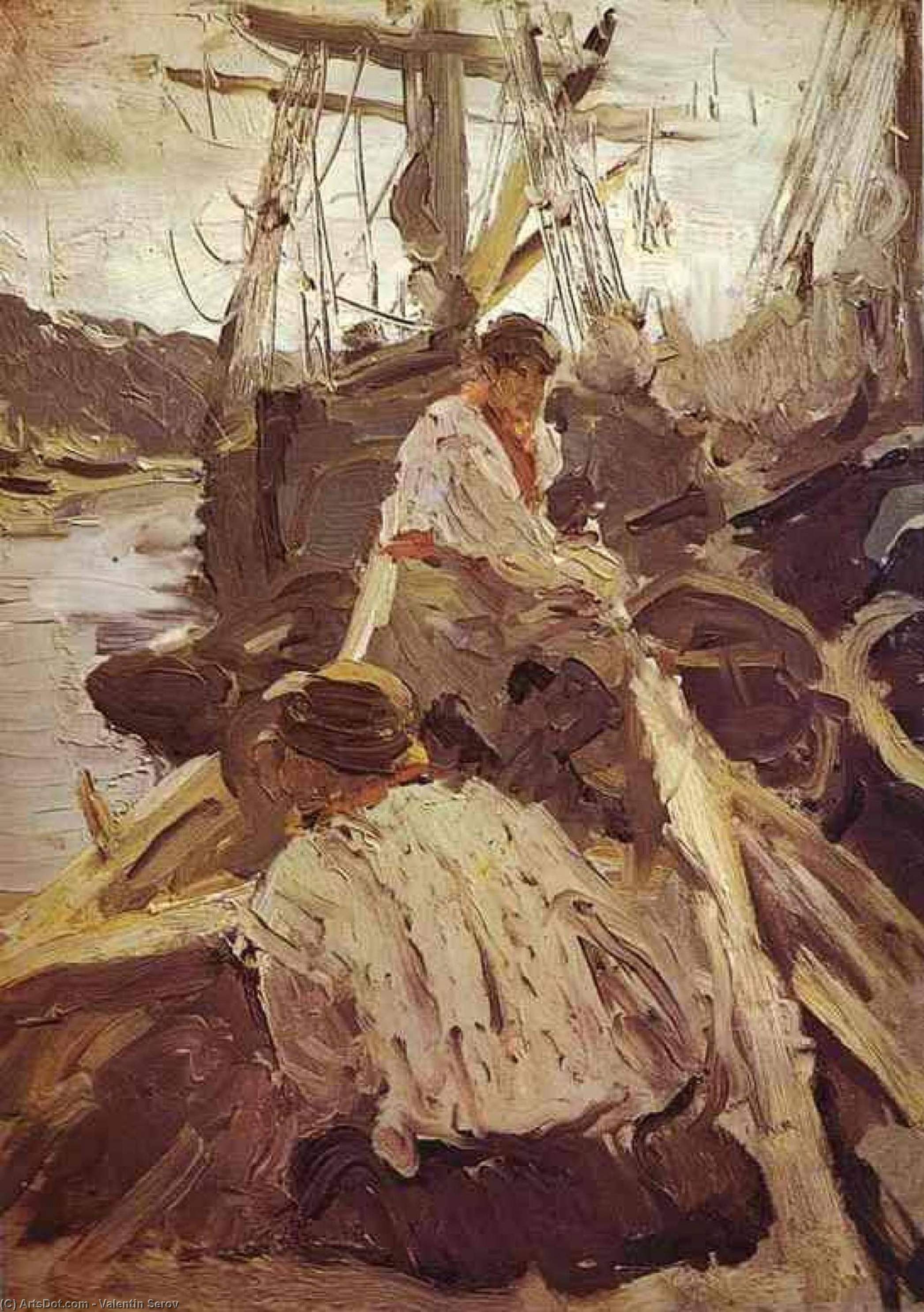 Wikioo.org - The Encyclopedia of Fine Arts - Painting, Artwork by Valentin Alexandrovich Serov - Pomors