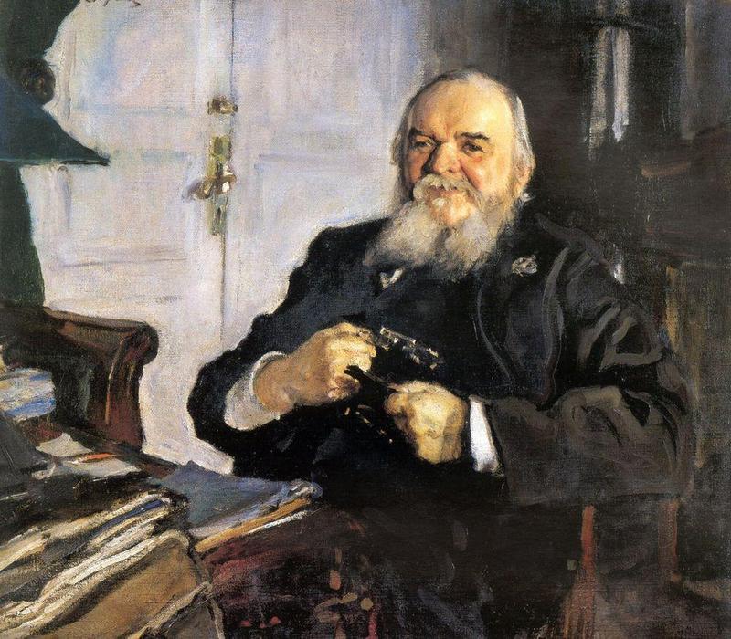 WikiOO.org - 百科事典 - 絵画、アートワーク Valentin Alexandrovich Serov - アレクサンダーTurchaninovの肖像
