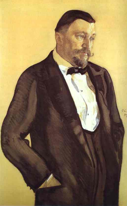 Wikioo.org - The Encyclopedia of Fine Arts - Painting, Artwork by Valentin Alexandrovich Serov - Portrait of Alexei Morozov