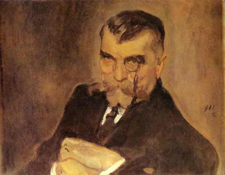 Wikioo.org - The Encyclopedia of Fine Arts - Painting, Artwork by Valentin Alexandrovich Serov - Portrait of Alexei Stakhovich