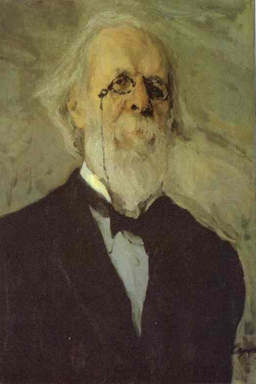 Wikioo.org - The Encyclopedia of Fine Arts - Painting, Artwork by Valentin Alexandrovich Serov - Portrait of Dmitry Stasov