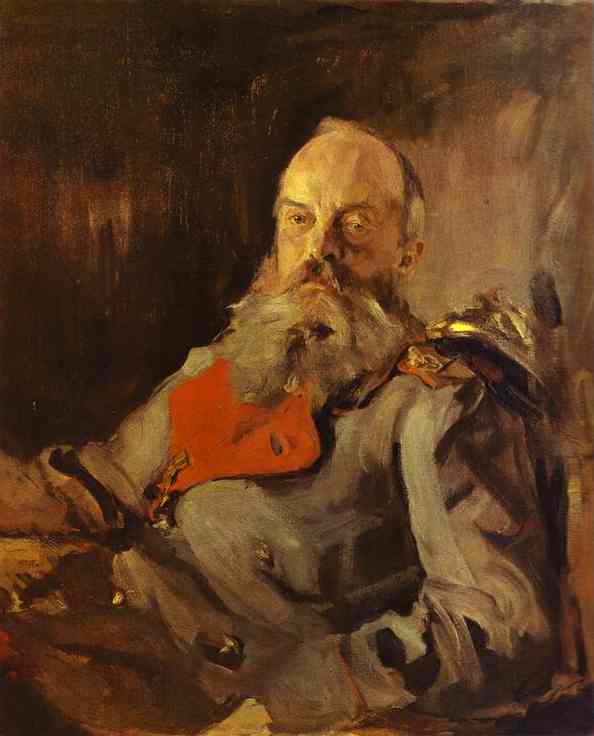 Wikioo.org – La Enciclopedia de las Bellas Artes - Pintura, Obras de arte de Valentin Alexandrovich Serov - Retrato del Gran Duque Mijaíl