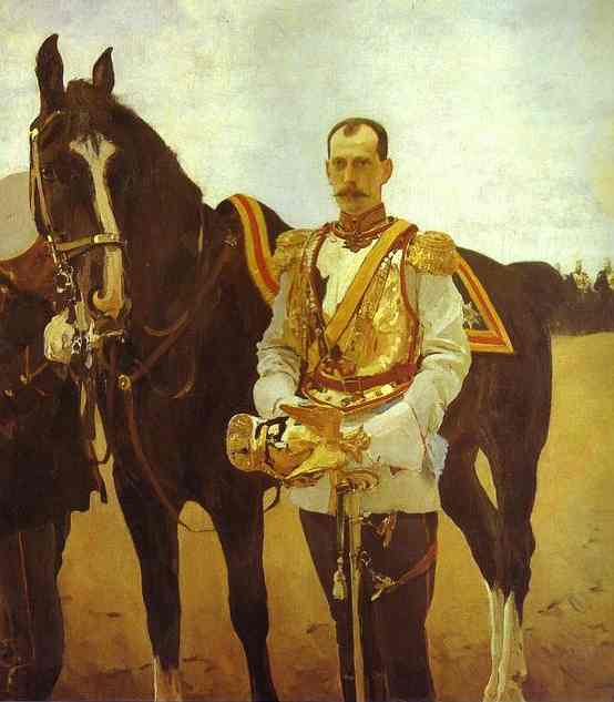 Wikioo.org - The Encyclopedia of Fine Arts - Painting, Artwork by Valentin Alexandrovich Serov - Portrait of Grand Duke Pavel Alexandrovich