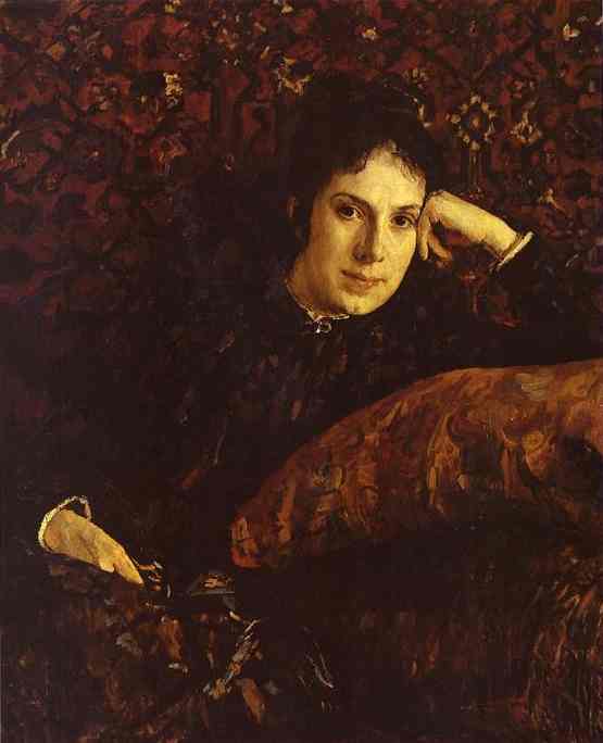 WikiOO.org - Encyclopedia of Fine Arts - Malba, Artwork Valentin Alexandrovich Serov - Portrait of Yekaterina Chokolova