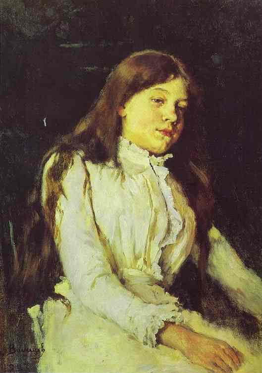 WikiOO.org - Encyclopedia of Fine Arts - Lukisan, Artwork Victor Vasnetsov - Portrait of Natalia Mamontova