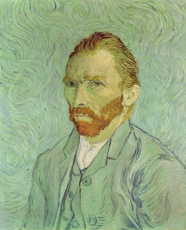 Wikioo.org - สารานุกรมวิจิตรศิลป์ - จิตรกรรม Vincent Van Gogh - Self-Portrait [1889]