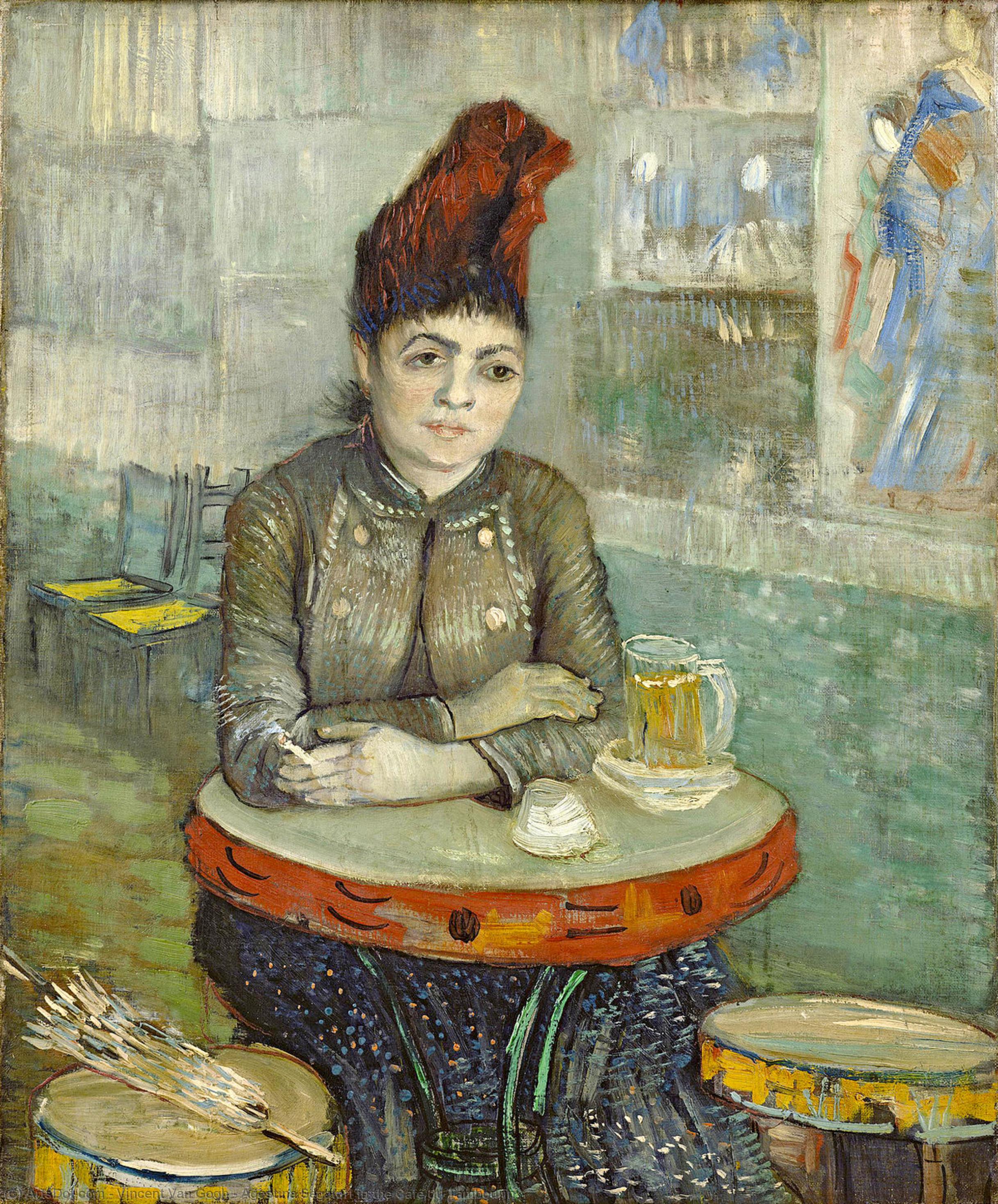 Wikioo.org - The Encyclopedia of Fine Arts - Painting, Artwork by Vincent Van Gogh - Agostina Segatori in the Café du Tambourin