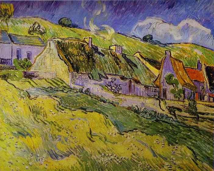 Wikioo.org - The Encyclopedia of Fine Arts - Painting, Artwork by Vincent Van Gogh - Cottages