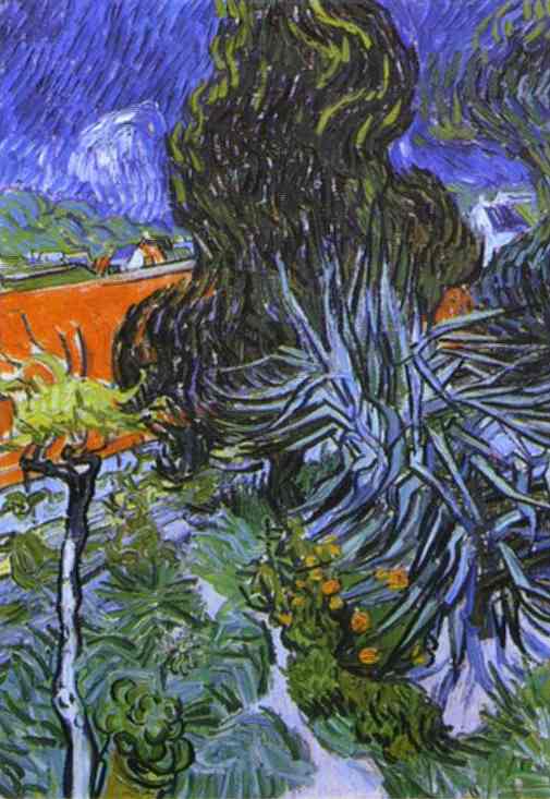 WikiOO.org - Güzel Sanatlar Ansiklopedisi - Resim, Resimler Vincent Van Gogh - Dr. Gachet's Garden at Auvers-sur-Oise