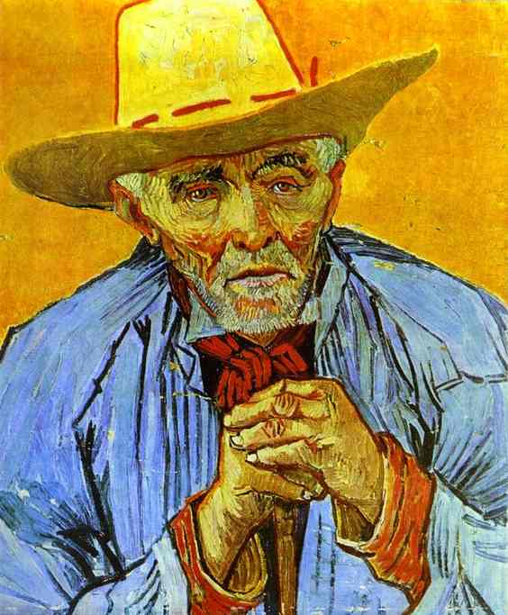 WikiOO.org - 백과 사전 - 회화, 삽화 Vincent Van Gogh - Portrait of an Old Peasant