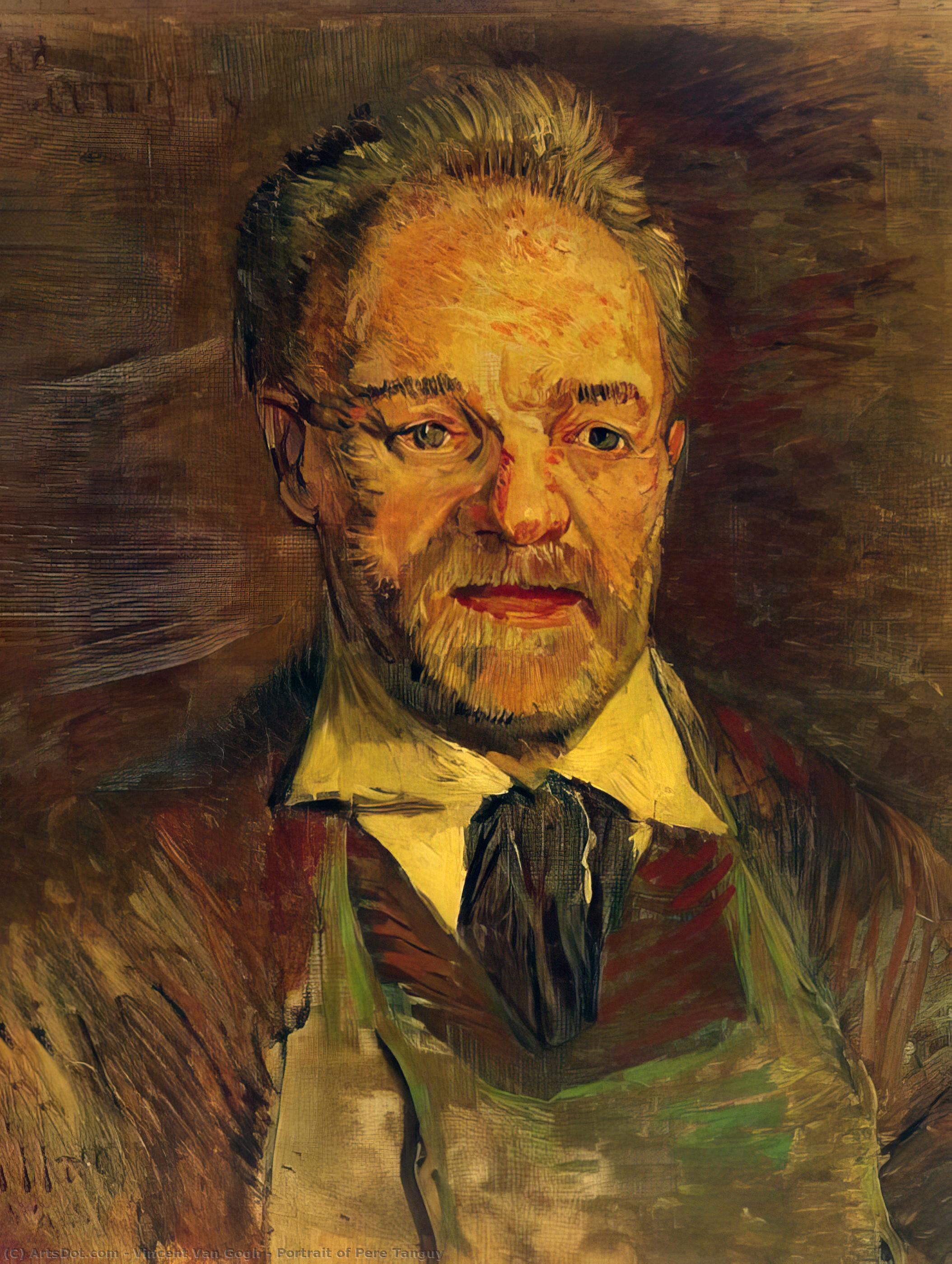 WikiOO.org - Енциклопедия за изящни изкуства - Живопис, Произведения на изкуството Vincent Van Gogh - Portrait of Pere Tanguy