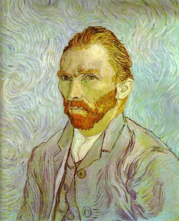 Wikioo.org - The Encyclopedia of Fine Arts - Painting, Artwork by Vincent Van Gogh - Self-Portrait. Saint-Rémy