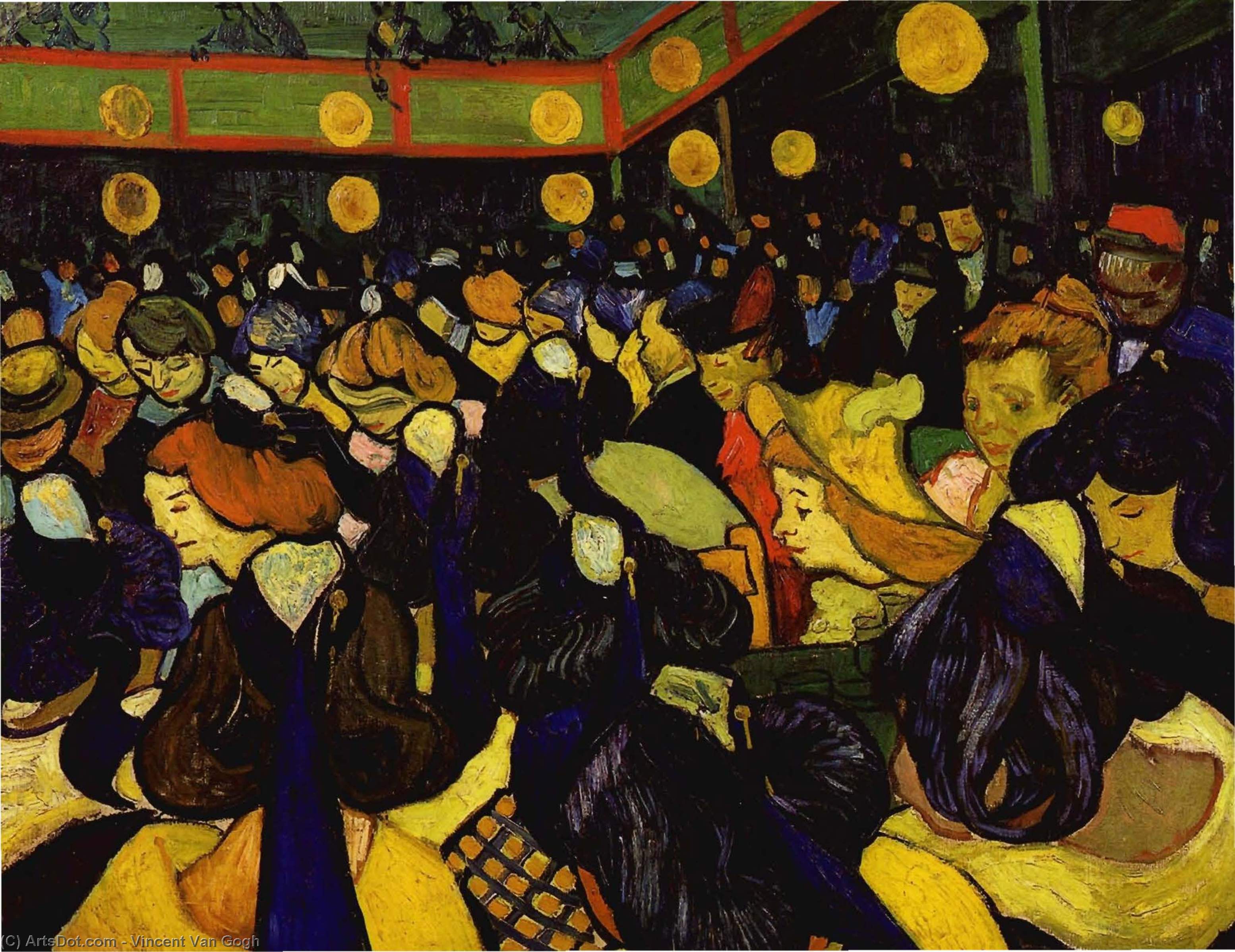 WikiOO.org - 百科事典 - 絵画、アートワーク Vincent Van Gogh - ザー 踊り ホール で アルル