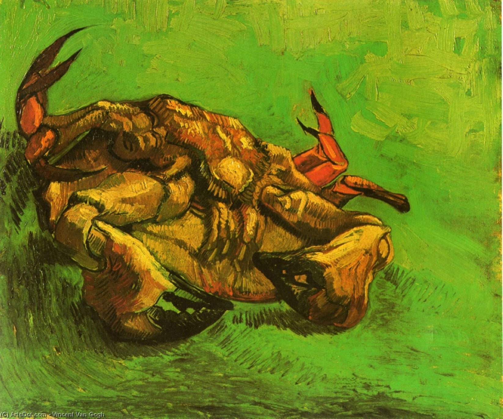 crabe sur le dos - Vincent Van Gogh