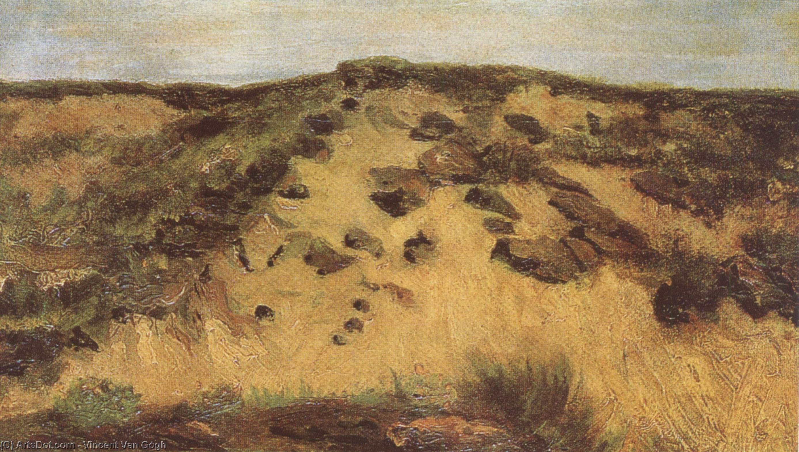 WikiOO.org – 美術百科全書 - 繪畫，作品 Vincent Van Gogh - 沙丘