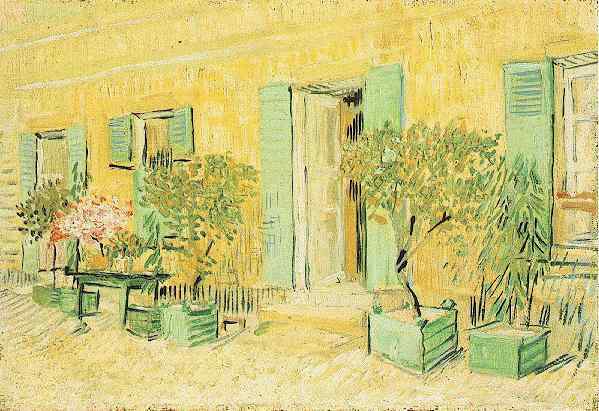 Wikioo.org - Die Enzyklopädie bildender Kunst - Malerei, Kunstwerk von Vincent Van Gogh - Aussenansicht von einem Restaurant bei Asnieres