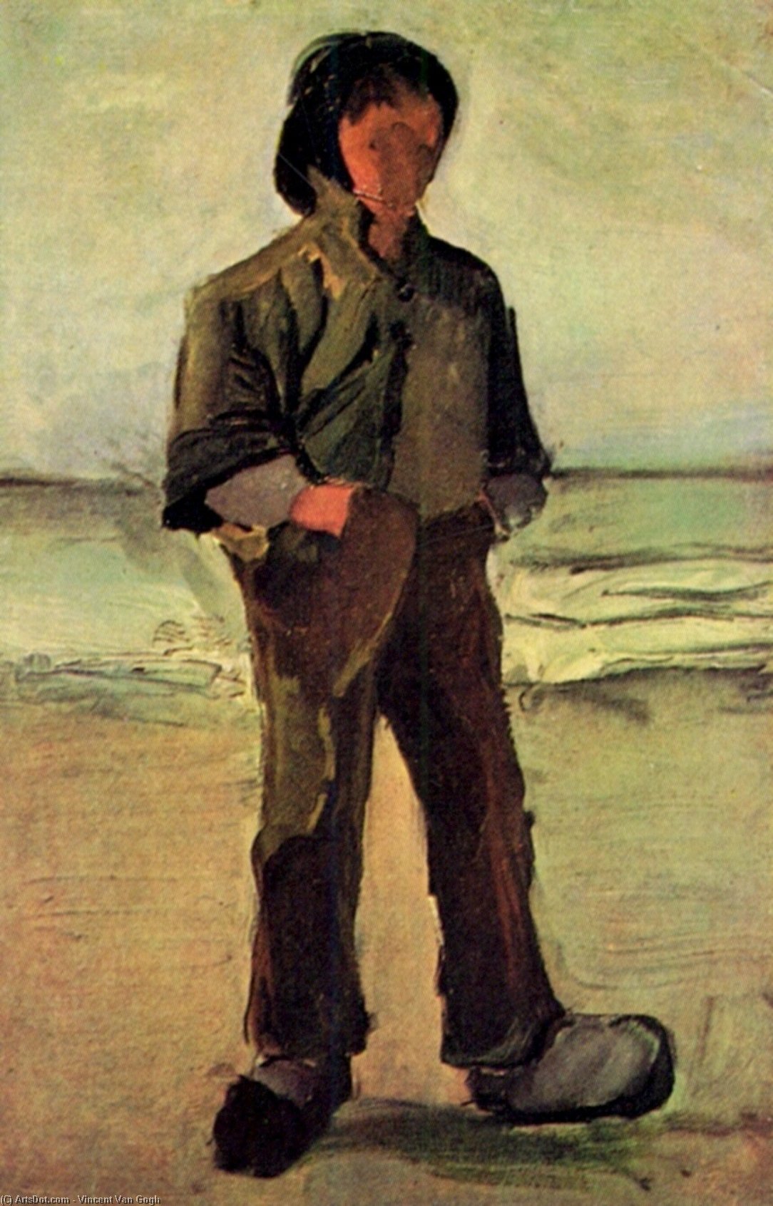 Wikioo.org - The Encyclopedia of Fine Arts - Painting, Artwork by Vincent Van Gogh - Fisherman on the Beach
