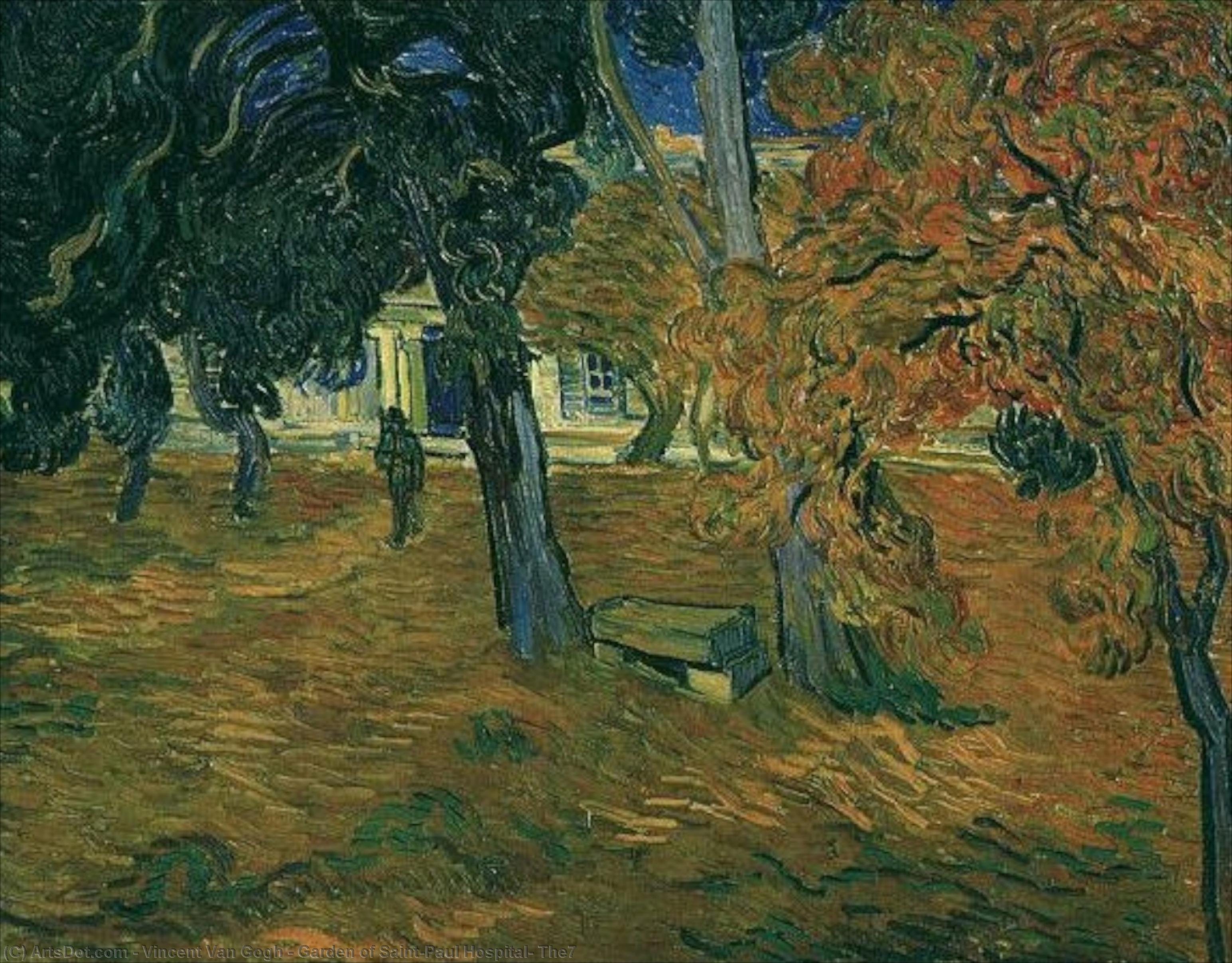 Wikioo.org - The Encyclopedia of Fine Arts - Painting, Artwork by Vincent Van Gogh - Garden of Saint-Paul Hospital, The7