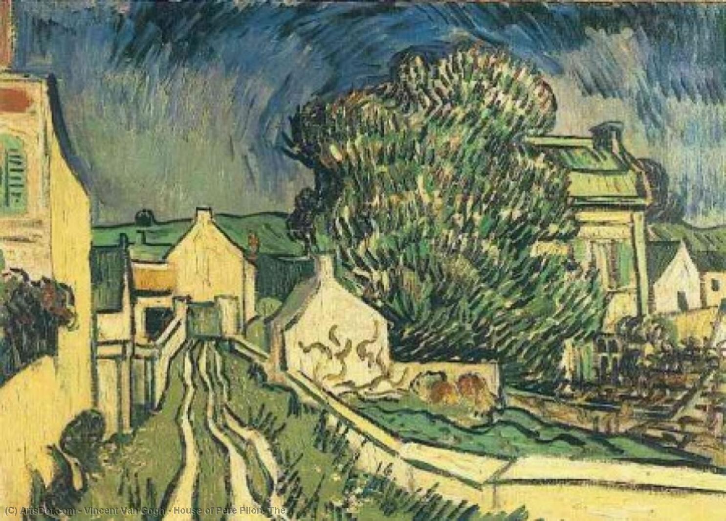 WikiOO.org - Enciclopédia das Belas Artes - Pintura, Arte por Vincent Van Gogh - House of Pere Pilon, The