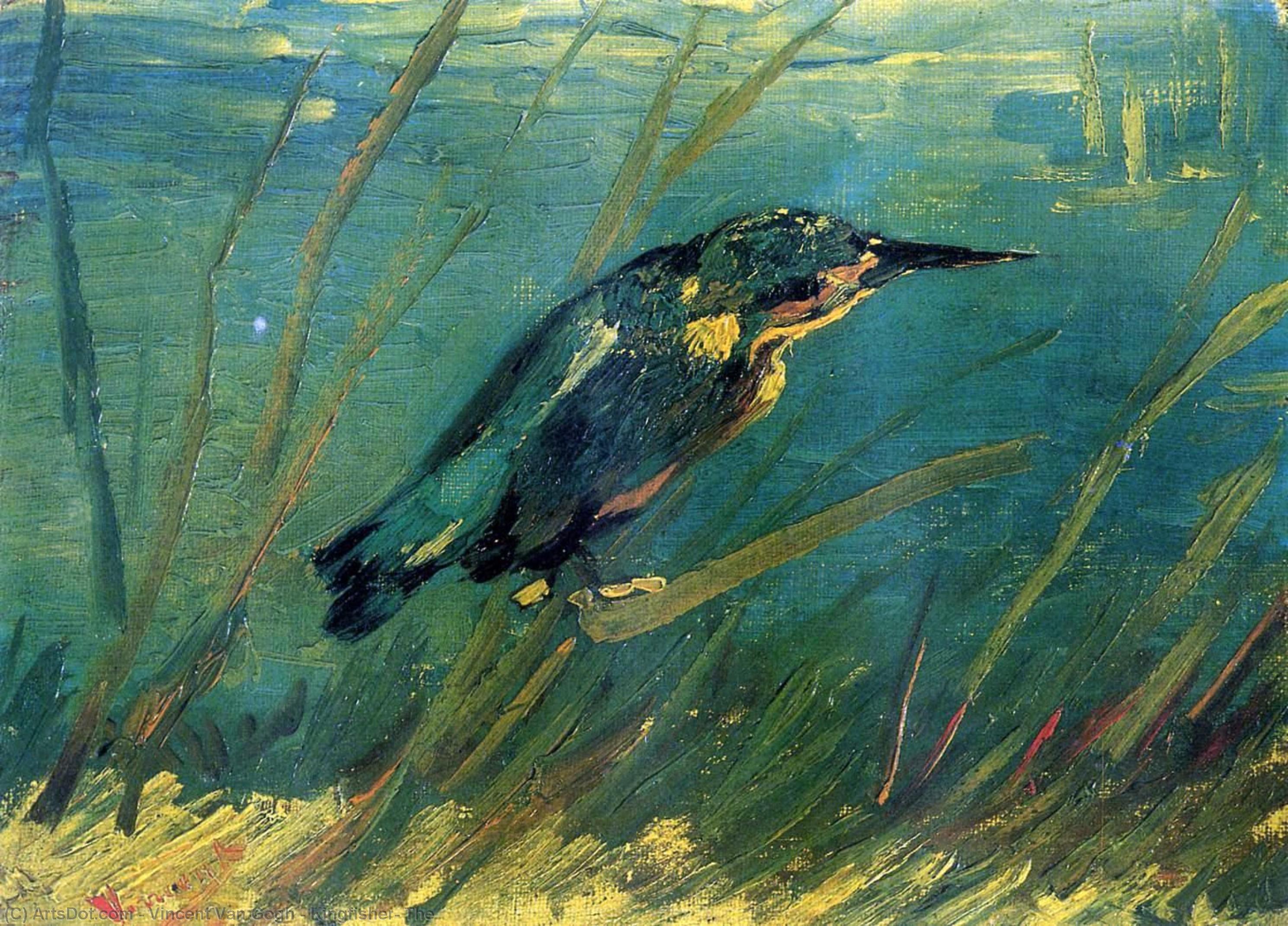 WikiOO.org - 百科事典 - 絵画、アートワーク Vincent Van Gogh - カワセミ、