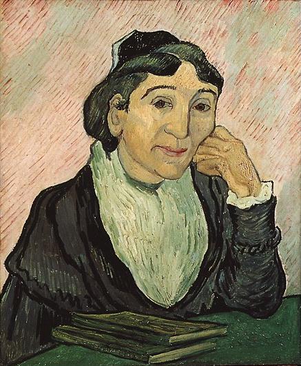 Wikoo.org - موسوعة الفنون الجميلة - اللوحة، العمل الفني Vincent Van Gogh - L'Arlesienne