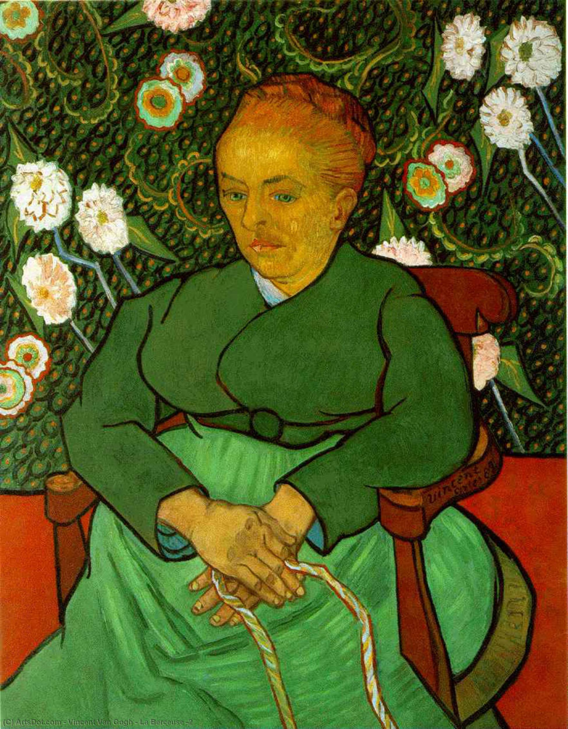 WikiOO.org - Enciklopedija dailės - Tapyba, meno kuriniai Vincent Van Gogh - La Berceuse (2
