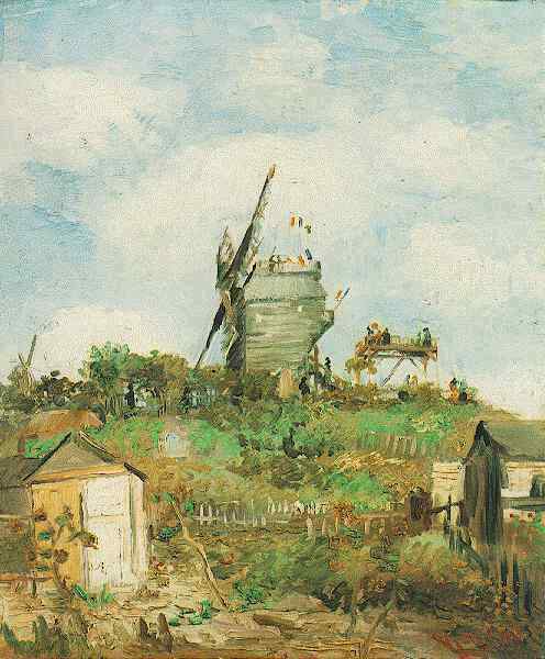 Wikioo.org - The Encyclopedia of Fine Arts - Painting, Artwork by Vincent Van Gogh - Le Moulin de la Galette 6