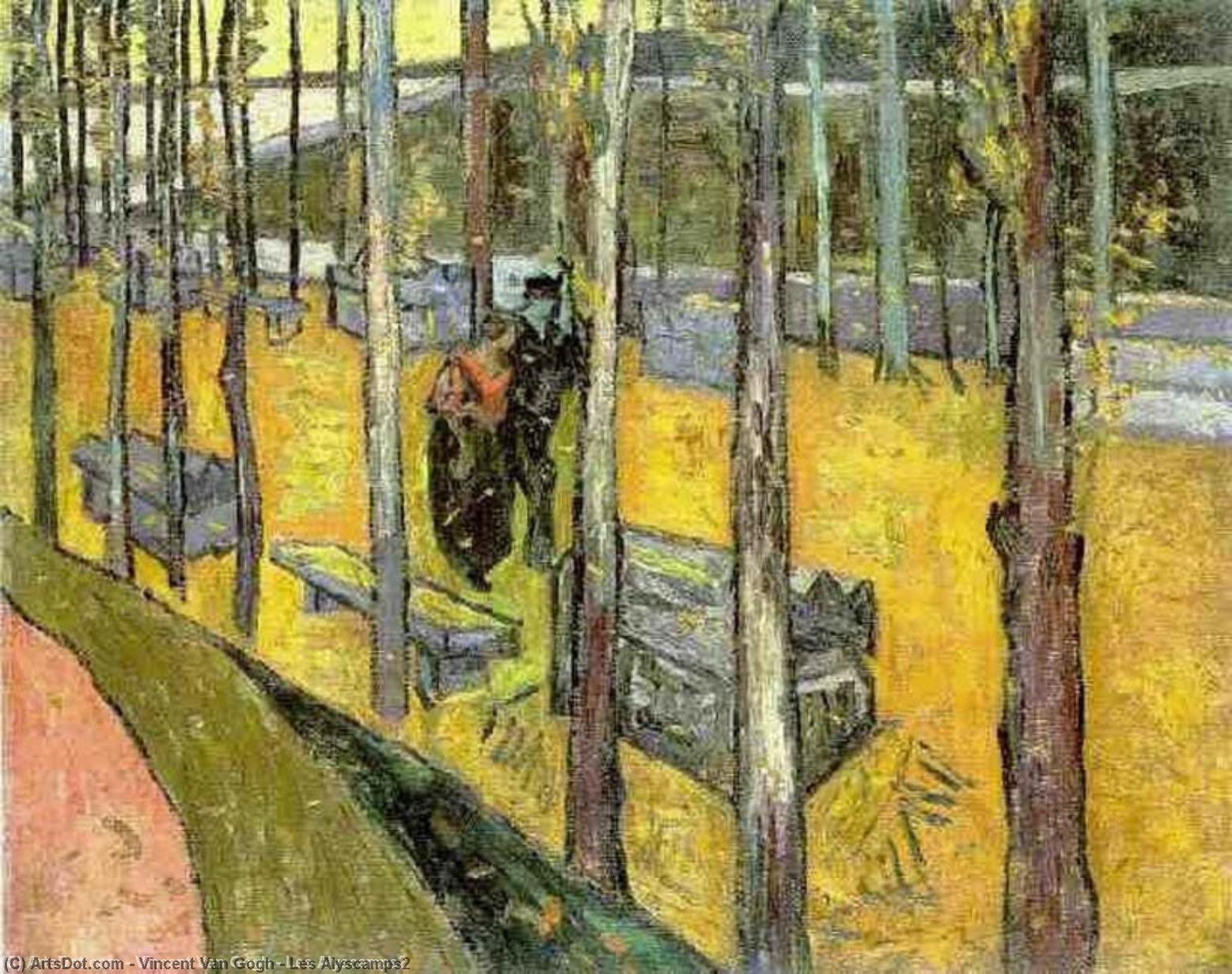 Wikioo.org – La Enciclopedia de las Bellas Artes - Pintura, Obras de arte de Vincent Van Gogh - Les Alyscamps2