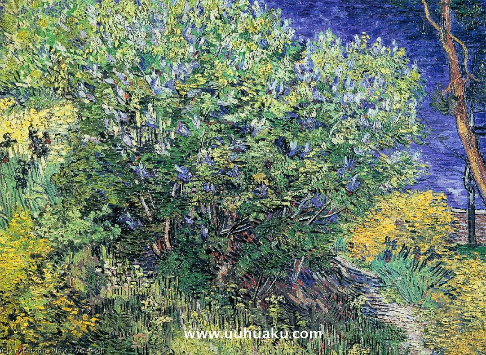 WikiOO.org - Енциклопедия за изящни изкуства - Живопис, Произведения на изкуството Vincent Van Gogh - Lilacs 2