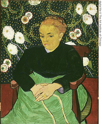 Wikioo.org - The Encyclopedia of Fine Arts - Painting, Artwork by Vincent Van Gogh - Madame Roulin Rocking the Cradle