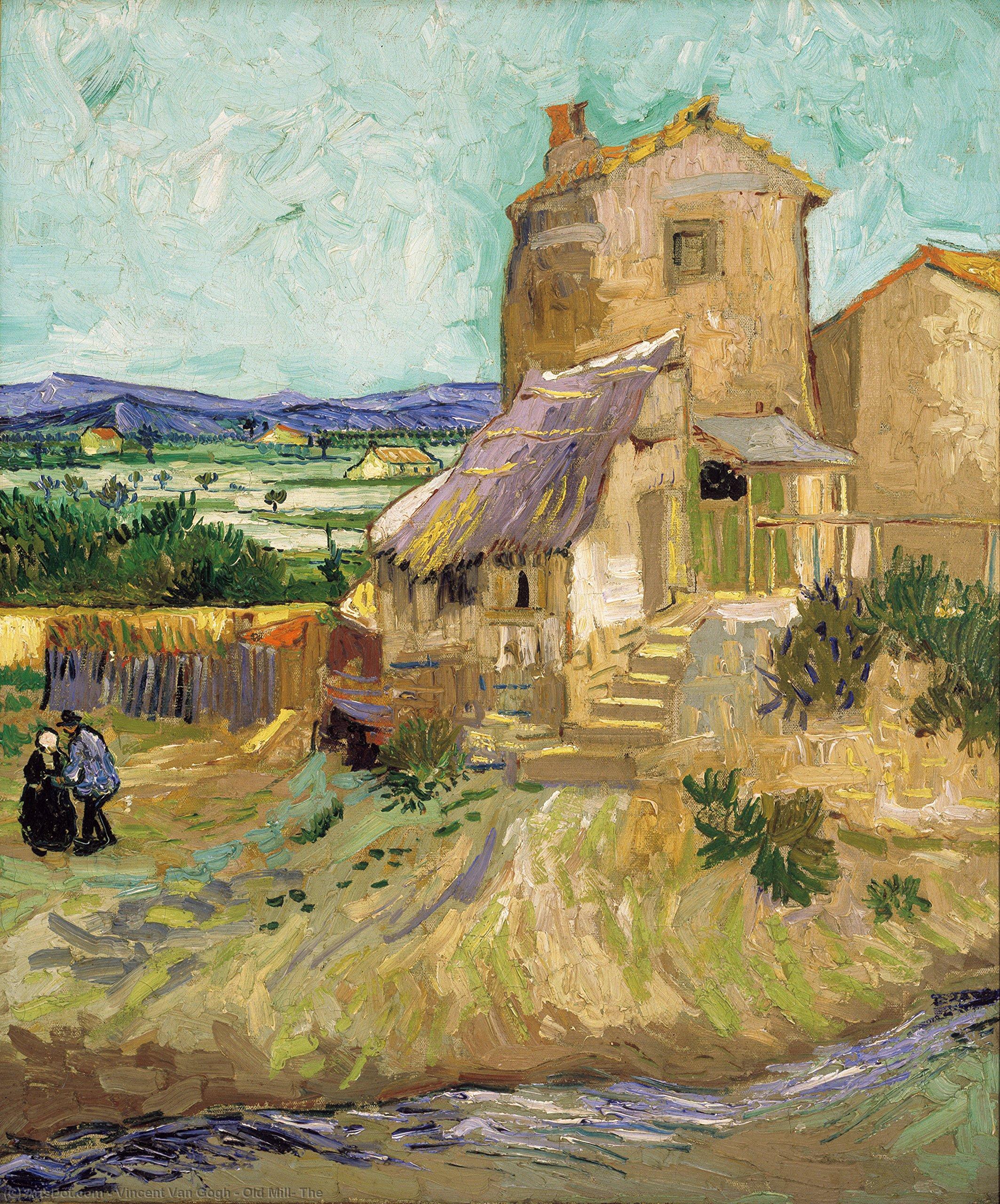 WikiOO.org – 美術百科全書 - 繪畫，作品 Vincent Van Gogh -  老 磨,  的