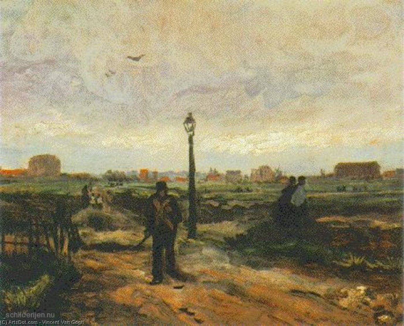 WikiOO.org - 백과 사전 - 회화, 삽화 Vincent Van Gogh - Outskirts of Paris 2