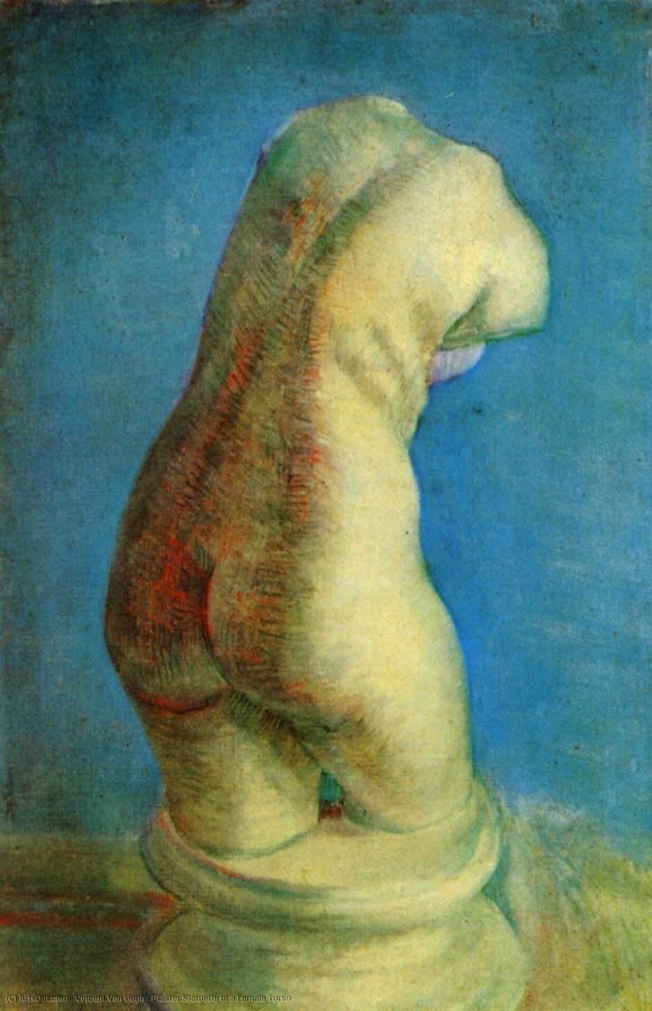 Wikioo.org - The Encyclopedia of Fine Arts - Painting, Artwork by Vincent Van Gogh - Plaster Statuette of a Female Torso