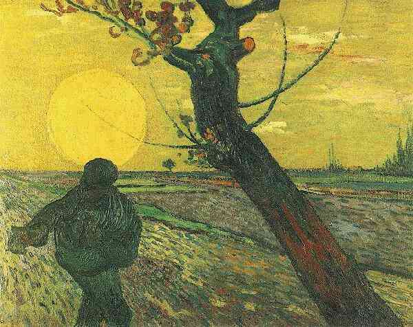 Wikoo.org - موسوعة الفنون الجميلة - اللوحة، العمل الفني Vincent Van Gogh - Sower, The 4