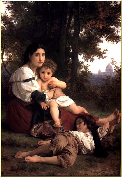 WikiOO.org - אנציקלופדיה לאמנויות יפות - ציור, יצירות אמנות William Adolphe Bouguereau - Charity