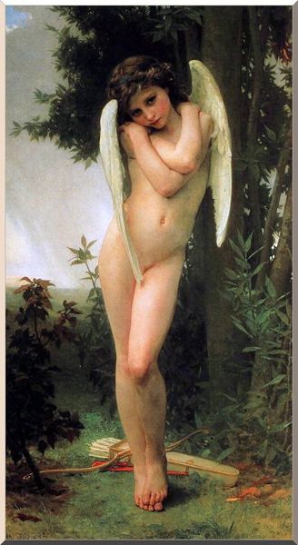 Wikioo.org - The Encyclopedia of Fine Arts - Painting, Artwork by William Adolphe Bouguereau - Cupidon