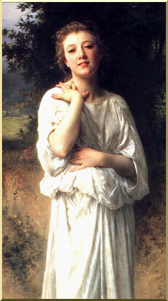 Wikioo.org - The Encyclopedia of Fine Arts - Painting, Artwork by William Adolphe Bouguereau - Girl