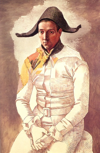 Wikioo.org - The Encyclopedia of Fine Arts - Painting, Artwork by Pablo Picasso - Harlequin