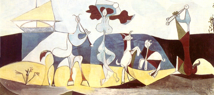Wikioo.org - สารานุกรมวิจิตรศิลป์ - จิตรกรรม Pablo Picasso - Joie de Vivre