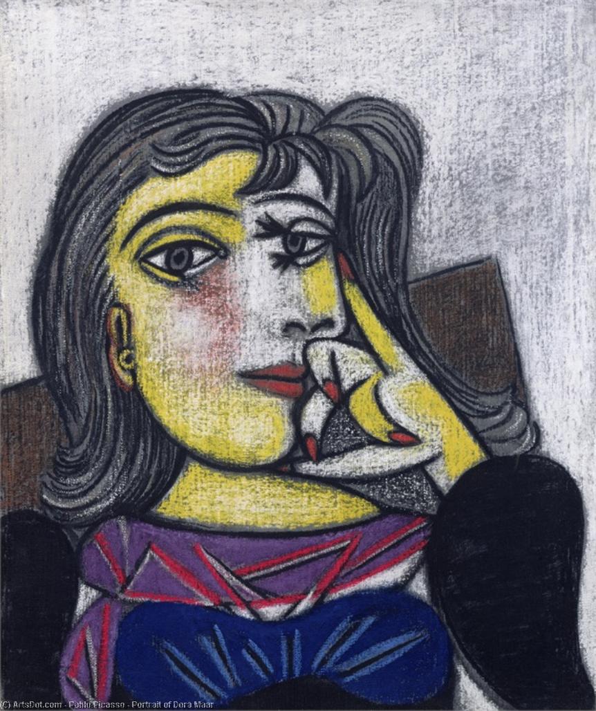 Wikioo.org - Bách khoa toàn thư về mỹ thuật - Vẽ tranh, Tác phẩm nghệ thuật Pablo Picasso - Portrait of Dora Maar
