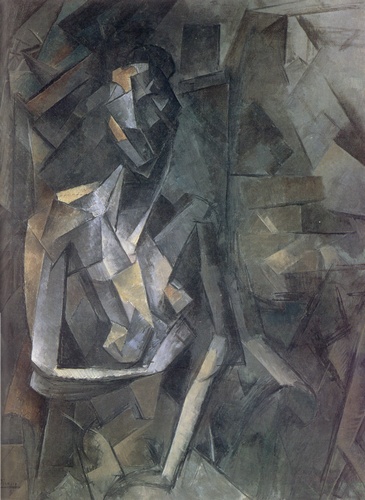 WikiOO.org - Enciklopedija likovnih umjetnosti - Slikarstvo, umjetnička djela Pablo Picasso - Seated Nude