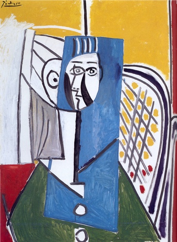 WikiOO.org - Encyclopedia of Fine Arts - Maľba, Artwork Pablo Picasso - Sylvette