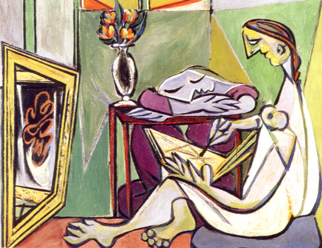 WikiOO.org - Encyclopedia of Fine Arts - Maalaus, taideteos Pablo Picasso - The Muse 1935